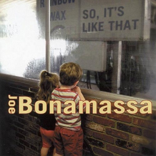 Caratula para cd de Joe Bonamassa  - So, It's Like That