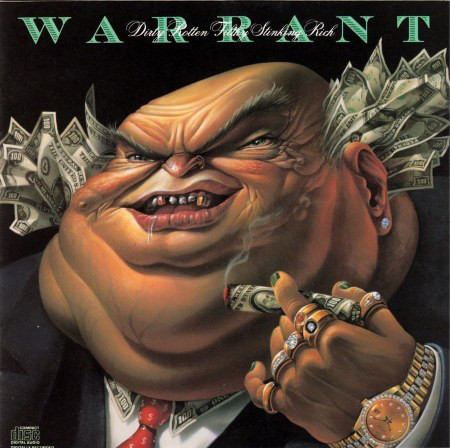 Caratula para cd de Warrant - Dirty Rotten Filthy Stinking Rich
