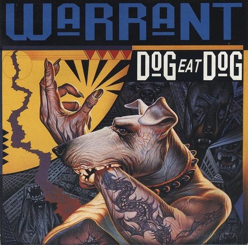 Caratula para cd de Warrant  - Dog Eat Dog