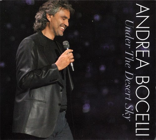Caratula para cd de Andrea Bocelli - Under The Desert Sky