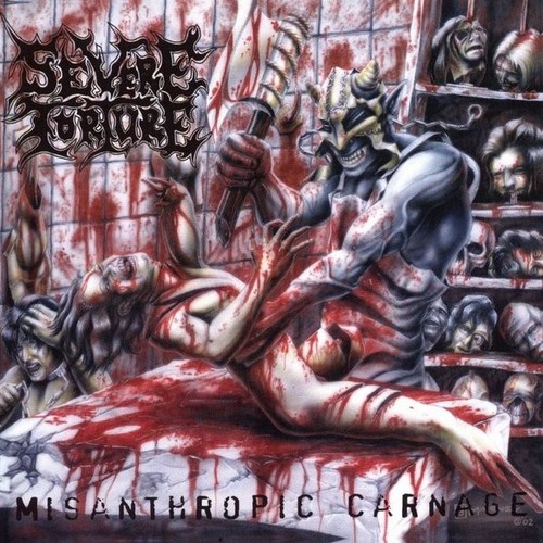 Caratula para cd de Severe Torture - Misanthropic Carnage
