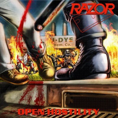 Caratula para cd de Razor - Open Hostility