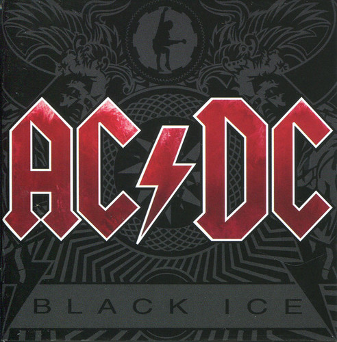 Caratula para cd de Ac/Dc - Black Ice