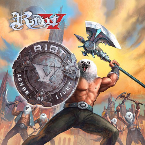 Caratula para cd de Riot  - Armor Of Light