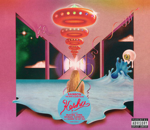 Caratula para cd de Kesha - Rainbow