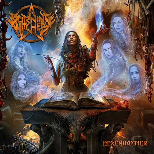 Caratula para cd de Burning Witches  - Hexenhammer