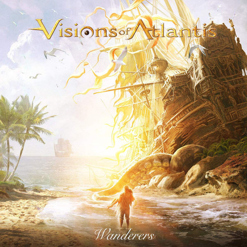 Caratula para cd de Visions Of Atlantis - Wanderers