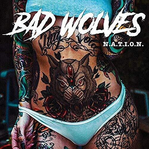 Caratula para cd de Bad Wolves - N.A.T.I.O.N.