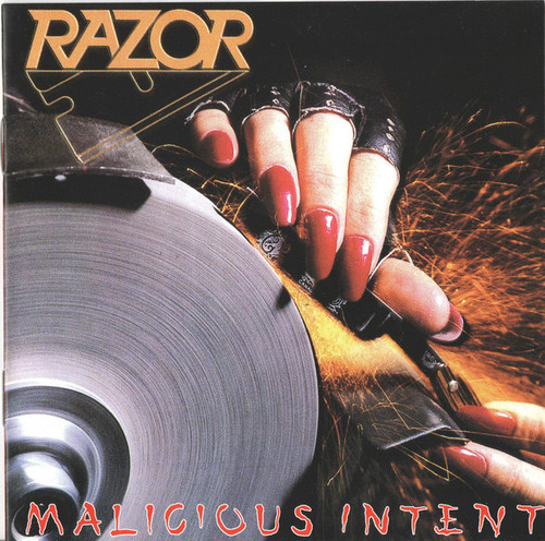 Caratula para cd de Razor  - Malicious Intent