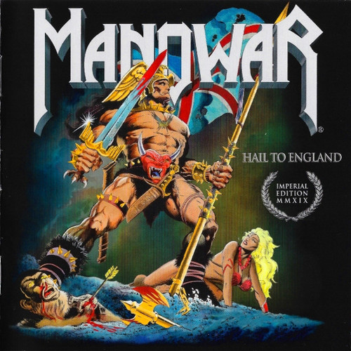 Caratula para cd de Manowar - Hail To England